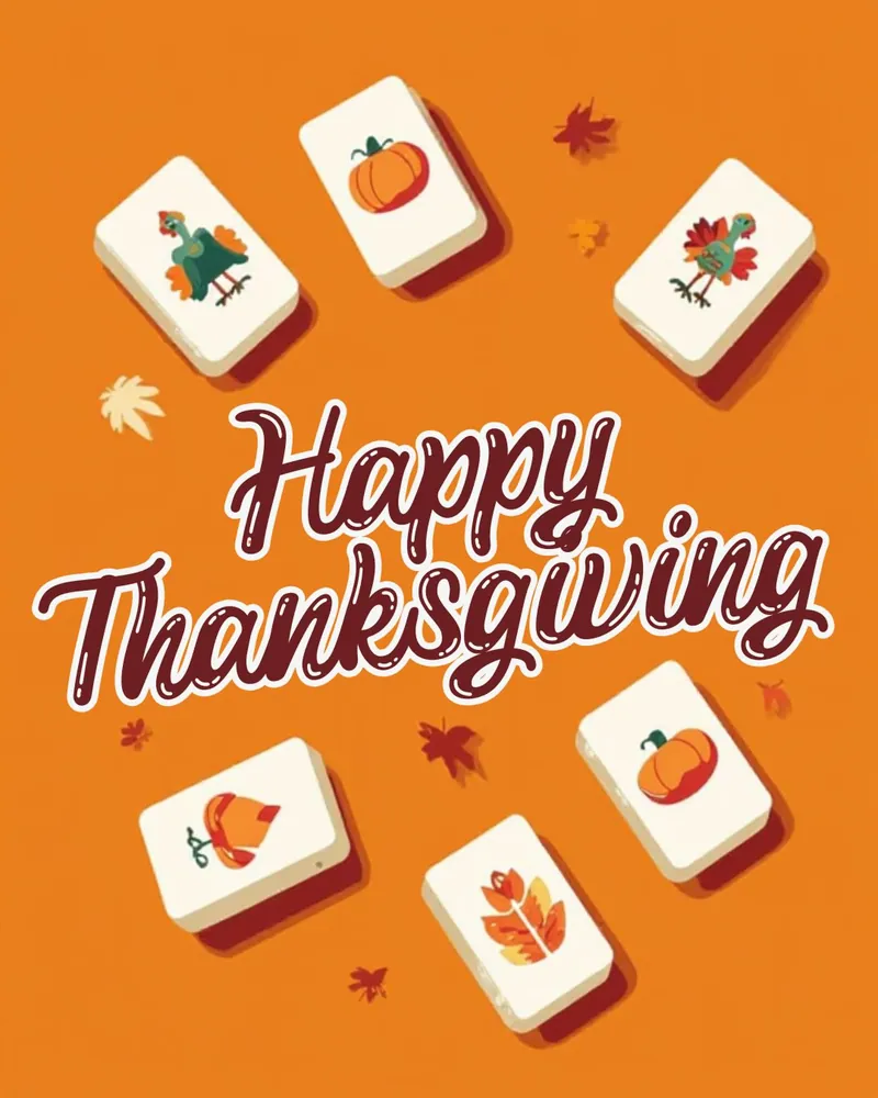 This Thanksgiving, I'm grateful for the love, the laughter, and the mahjong games with all of you