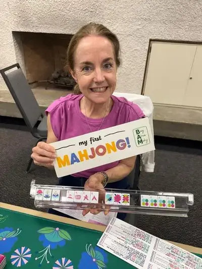 Proud first mahjong winner